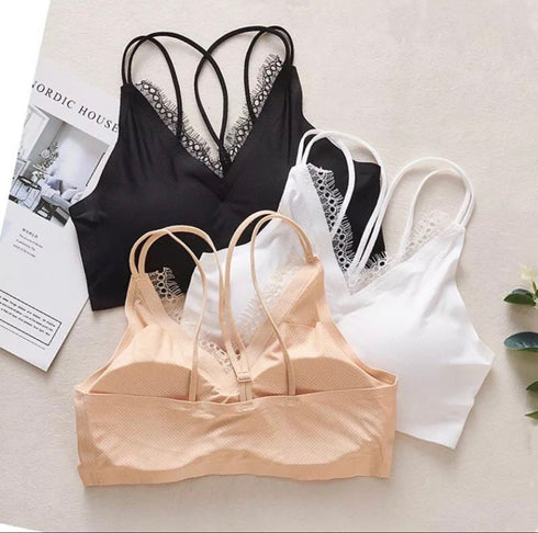 Seamless Padded Cross Stap Bralet